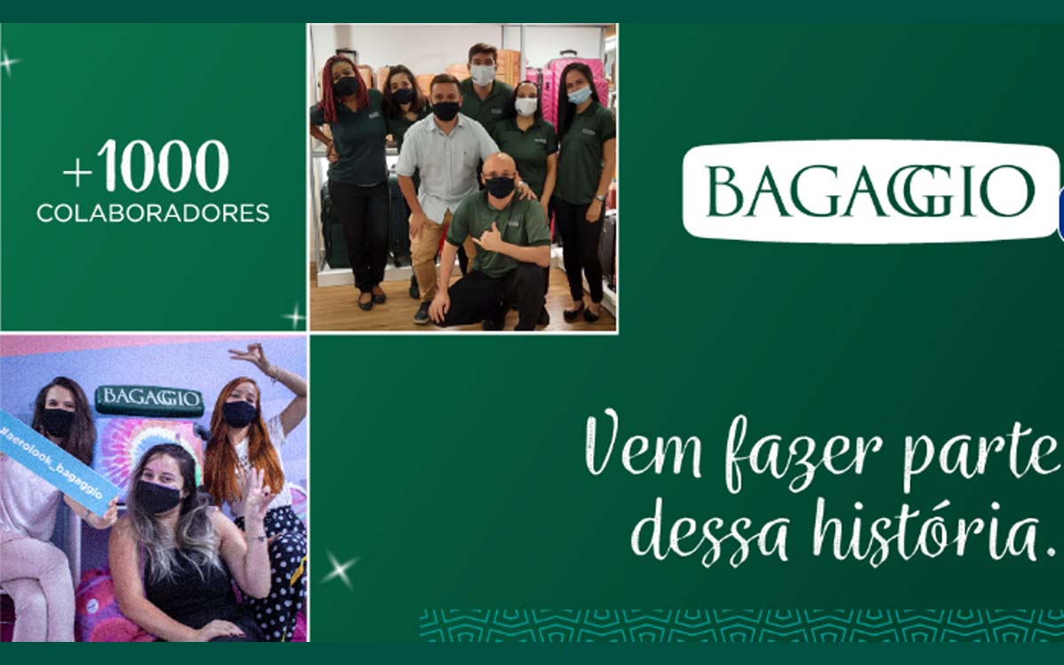 Bagaggio abre novas vagas de emprego pelo país. Foto: Divulgação
