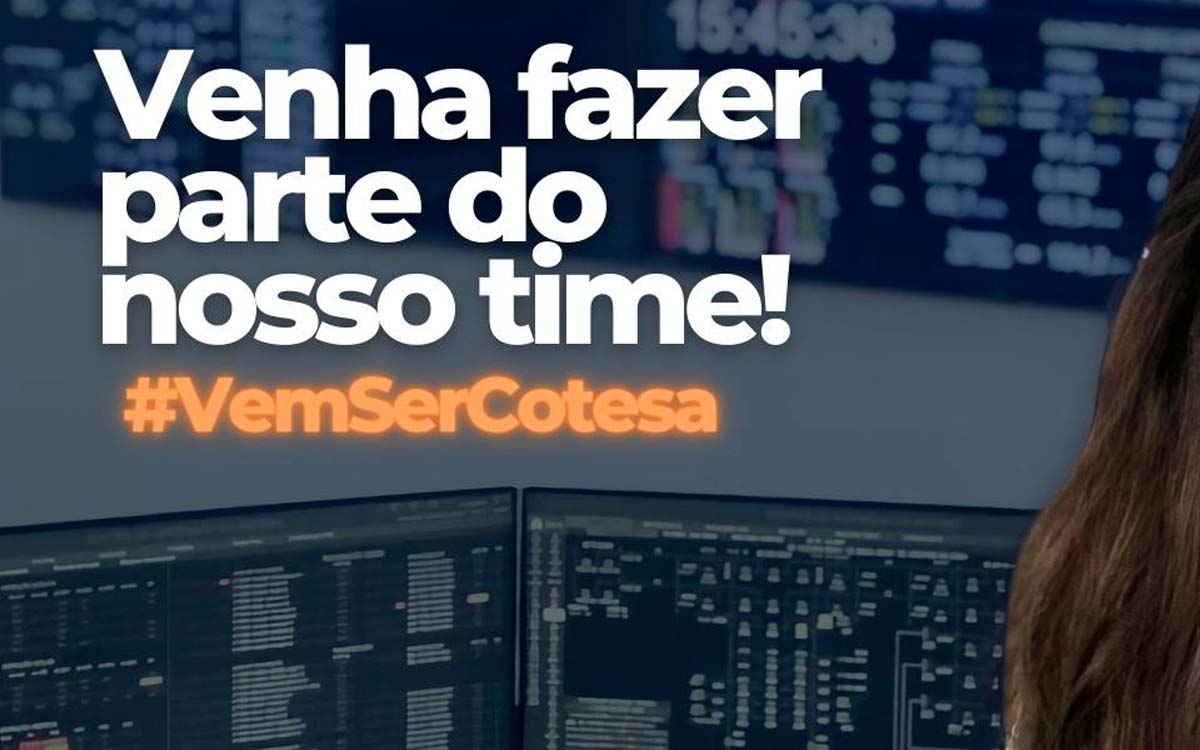 A Cotesa está com novas vagas de emprego, confira as oportunidades. Foto: Divulgação