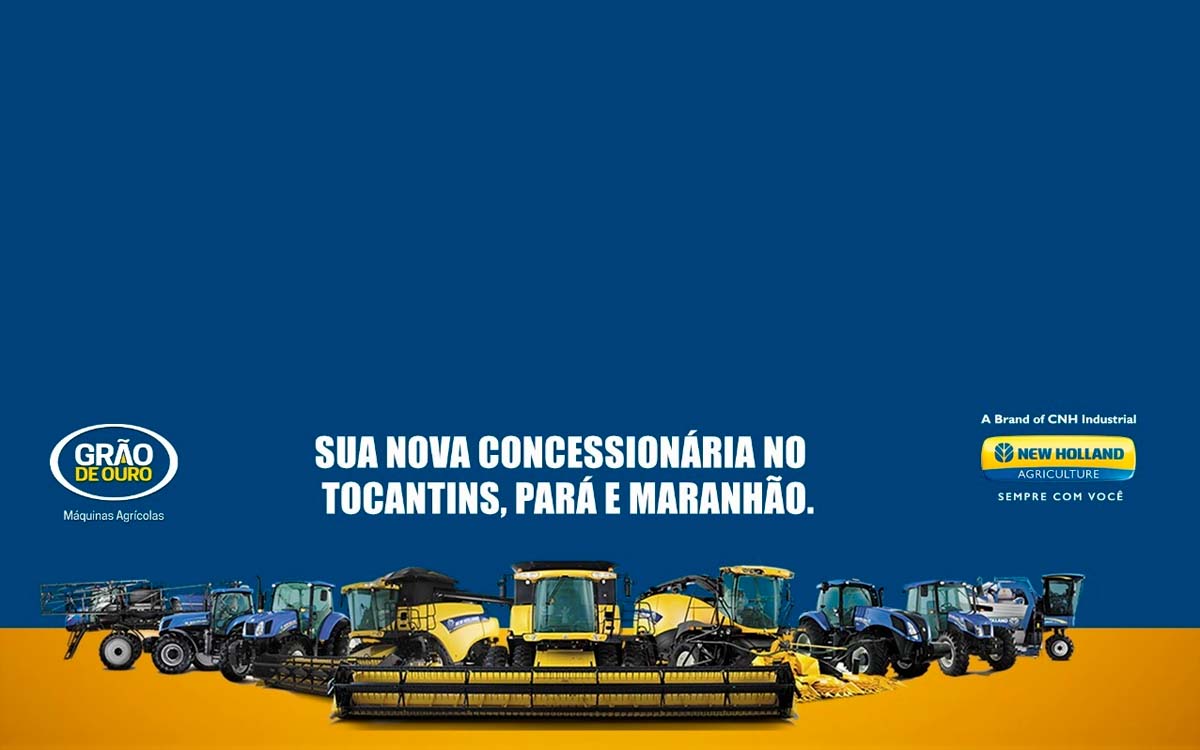 O Grupo Grão de Ouro é uma empresa concessionária de automóveis agrícolas. Foto: Divulgação